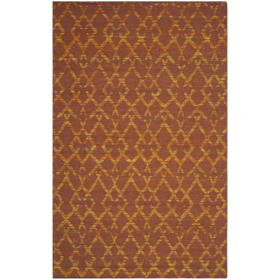 Safavieh STP211A Straw Patch Rust / Gold