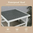 thumbnail image 2 of Gowoodhut Two Story Cat House Outdoor Weatherproof, Wooden Outside Feral Cat Shelter with Large Balcony, Escape Doors, Easy Installation, 2 of 7