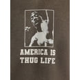 thumbnail image 4 of Tupac Men's and Big Men's Heavyweight Fleece Graphic Print Hoodie, Sizes XS-5XL, 4 of 5