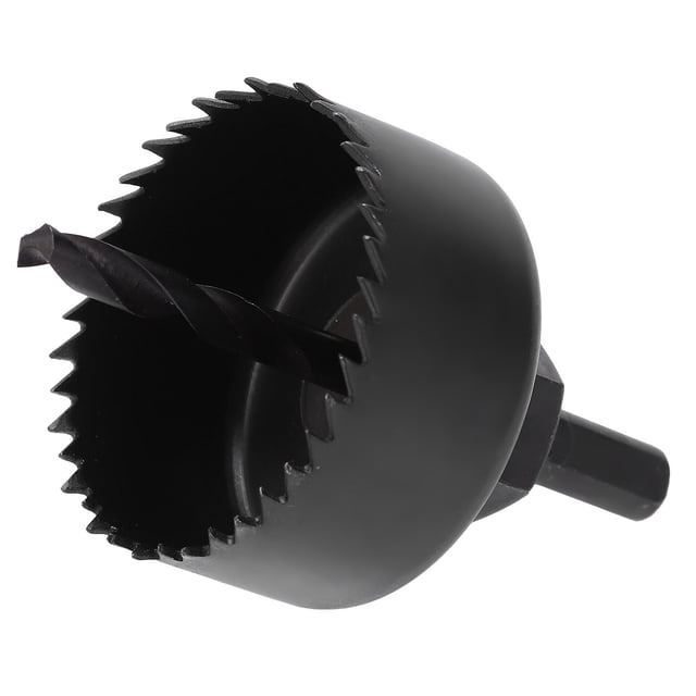 Juego de 3 Piezas de Sierra Perforadora Kit de Instalación de Bloqueo Acero Al Carbono Duradero Taladro Eléctrico Cortador de Agujeros Taladro Eléctrico Duradero de Acero ANGGREK Otros