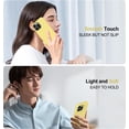 thumbnail image 5 of Compatible with iPhone 15 Pro Max Case with Screen Protector,Upgraded Liquid Silky Soft Silicone Cover,Fashionably  for Men Women Girls,Protective Phone Case 6.7",Yellow, 5 of 12