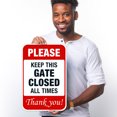 thumbnail image 2 of Please Keep Gate Closed Sign,, 2 of 8