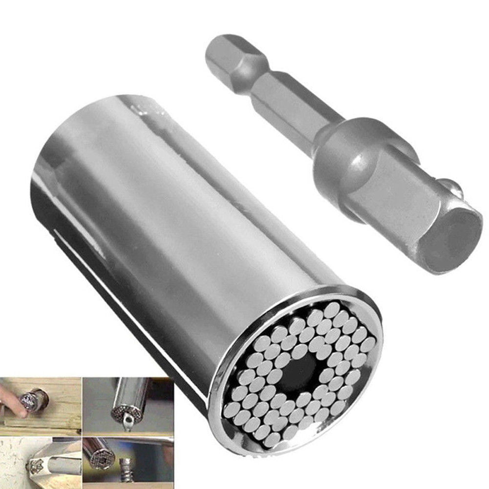 7-19mm Universal Torque Wrench Head Set Socket Sleeve Bushing Spanner Hand Tools 