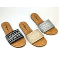 thumbnail image 4 of Iynx Women's Black One Piece Rhinestone Slide Size 6 - 11, 4 of 5