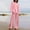 Pink, variant on Dgankt Two Piece Sets for Women Summer Casual Long Sleeved Round Neck Top/Loose Straight Tube with Pocket Long Pants Set,Size S-5XL