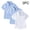 Blue A, variant on 3 Piece Kids Dress Shirt Set for Boys And Girls Short Sleeve Collared Student Uniform Outfit Summer Back To School formal Casual Wear Performance Day Look