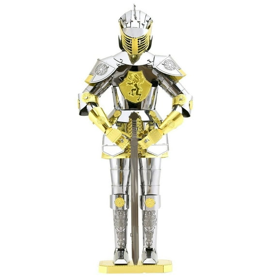 Metal Earth European Knight Armor in Gold and Silver