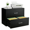 thumbnail image 1 of Pouseayar Lateral Wooden Filing Cabinet with 2 Drawer Suit for Letter Size, 1 of 8