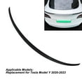 thumbnail image 4 of Car Rear Trunk Spoiler Sport Style Tail Trunk Lip Molding Trim for  Model Y 2020 2023, 4 of 7