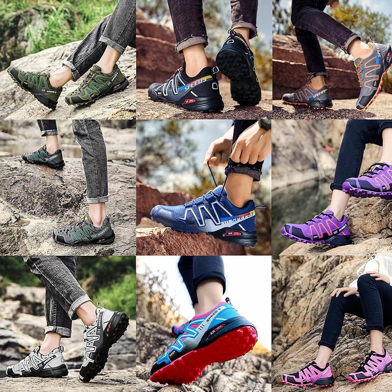 Hike Balance Shoes for Men Women, Hike Balance Orthopedic Walking Shoes, Outdoor Breathable Lightweight Non-Slip Comfort Slip-On Oorthopedic Hiking Sneakers