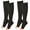 Black, variant on MARTINE MALL 2 Pair Beige Knee High Graduated Compression Stockings 20-30 mmhg Close Toe Compression Socks for Women and Men