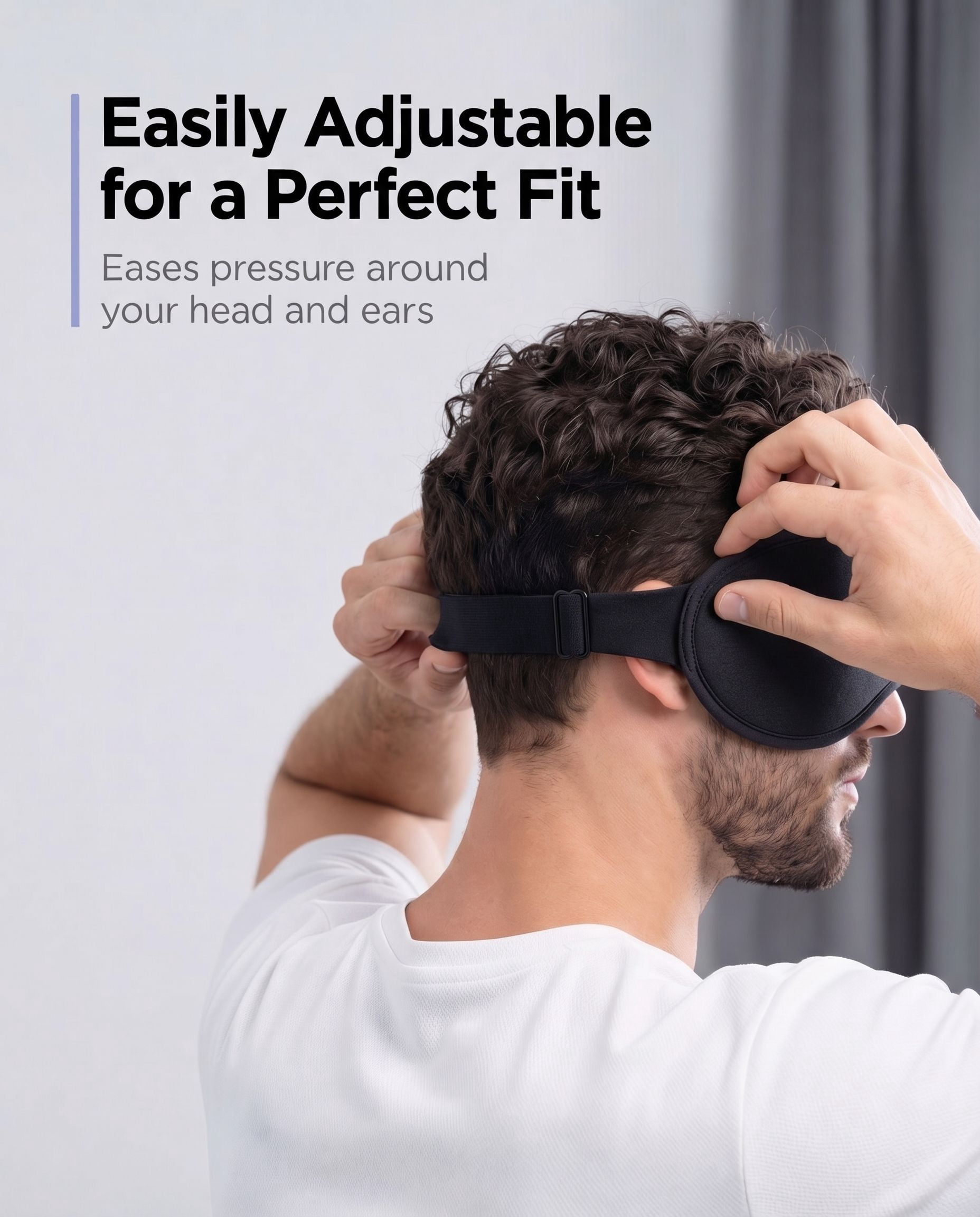FACEMOON Comfort Weighted Sleep Mask 2 Pack Blackout Memory Foam Zero Pressure Lash Friendly Sleep Essential Travel