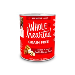 WholeHearted Grain-Free Adult Beef & Chicken Dinner Wet Dog Food, Case of 8