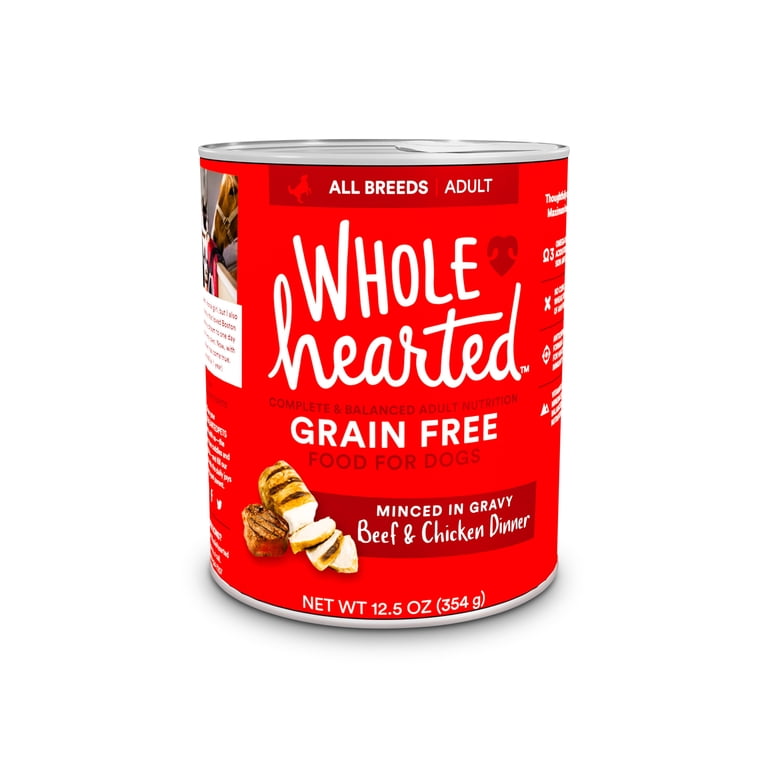 WholeHearted Grain-Free Adult Beef & Chicken Dinner Wet Dog Food, Case of 8 photo 1