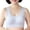 Gray, variant on Bras for Women Wireless Bralette Solid Color Lace Splice Tank Top Style Push Up Back Support Everyday Bras Khaki 3XL
