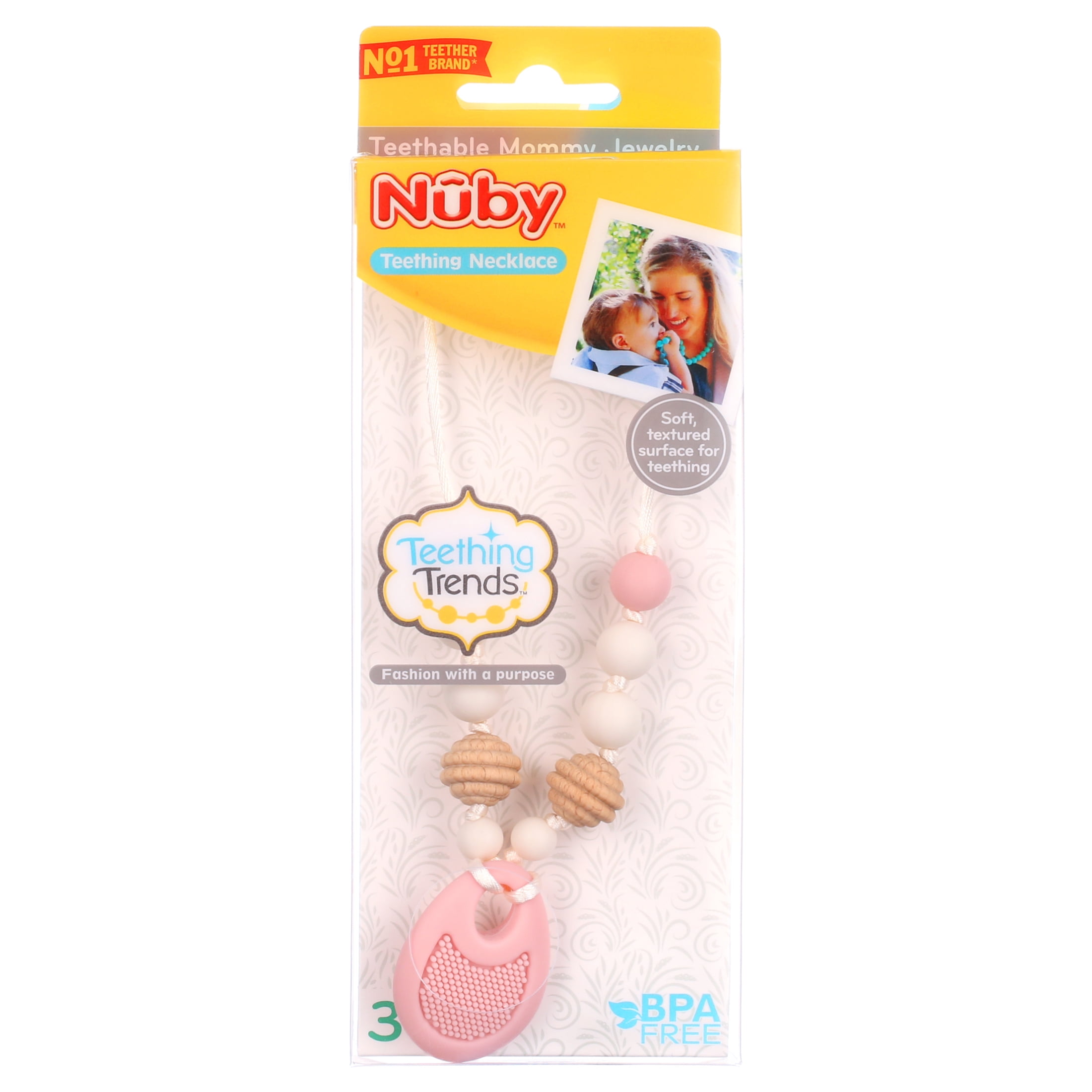 teething necklace nuby