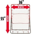 thumbnail image 2 of Franklin Sports MLB Switch Hitter Pitchback Rebounder Net with Target, 55 x 36 in, 2 of 9