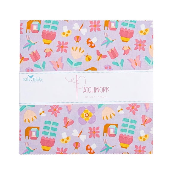 Riley Blake - Patchwork by Liza Taylor 10" Stacker 42 pcs