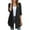Black, variant on Gyexs Womens Lightweight Open Front Cardigan Casual Loose Knit 3/4 Sleeves Fall Outwear Fashion (Black, Size S)