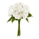 thumbnail image 1 of Flores artificiales de hortensia Yatim White Real Touch, 5 unidades, 1 of 7