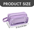 thumbnail image 3 of Solivara Detachable Clear Pencil Case Large Capacity Multi Layer For Stationery Storage (E,8.46 × 4.72 × 3.54in), 3 of 7