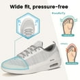 thumbnail image 2 of Women's Orthopedic Running Tennis Spring Walking Sneakers Lightweight Comfortable Air Cushion Wide Fit Comfort Size 6.5-12, 2 of 7
