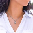 thumbnail image 4 of Sterling Silver Necklace With Real Rose To My Baby Christmas Birthday Gift, 4 of 5