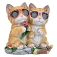 thumbnail image 4 of Estatua de Gato Figura de Jardín Solar con Ojos Rotativos Y Parpadeantes Ornamento Animal de Resina Lámpara Solar para Exterior Adecuada para Decoraci, 4 of 9