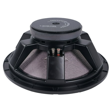 - Sound Town 18” 500W Cast Aluminum Frame Woofer, Low Frequency Driver, Replacement Woofer for PA/DJ Subwoofer Cabinets (STLF-18120A)