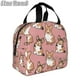 thumbnail image 1 of Kawaii cartoon Corgi Dog Lunch Bag Tote Bag Insulated Organizer Lunch Holder Bag for Work Workout Outdoors Picnic Beach Travel, 1 of 5