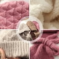 thumbnail image 3 of ZOUSSIQI Integrated Ear Protection Windproof Cap Scarf, Elastic Warm Conjoined Ear Protection Knitted Hat, Winter Beanie Hat Scarf CA919-45970, 3 of 6