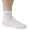 thumbnail image 4 of USBingoshop 6 Pairs Men's White Cotton Ankle Diabetic Socks, 4 of 5