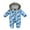 Baby Blue, variant on Esaierr Boys Girls Warm Down Cotton Snowsuit Baby Newborn Jumpsuits Baby Zipper Romper Winter Coat for 3M-3Y