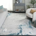 thumbnail image 2 of SAFAVIEH Meadow Derbhile Medallion Area Rug, Light Grey/Blue, 6'7" x 6'7" Square, 2 of 8