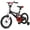 Jet Black, variant on Anlibatt Kids Bike Boy Bicycle 16 inch for Children Age 4-6 Years Old Height 38-48 in Toddler Cycling Dual Hand Brakes Blue Sport Bikes