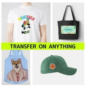 Koala Inkjet Printable Heat Transfer Vinyl Paper, Dark Transfer Paper for Dark or Light Color Cotton T-Shirt 10 Sheets