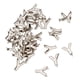 thumbnail image 4 of 30 Piezas de Remaches de Tachuelas con Garra, Suministros de Manualidades de Cuero para Bricolaje, para Ropa, Cinturones, Bolsos, Adornos, Plata, 15 M Y Macarena Alfabeto Letra Claw Remaches, 4 of 8
