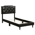 thumbnail image 5 of Glory Furniture Deb Faux Leather Upholstered Twin Bed in Cappuccino, 5 of 8
