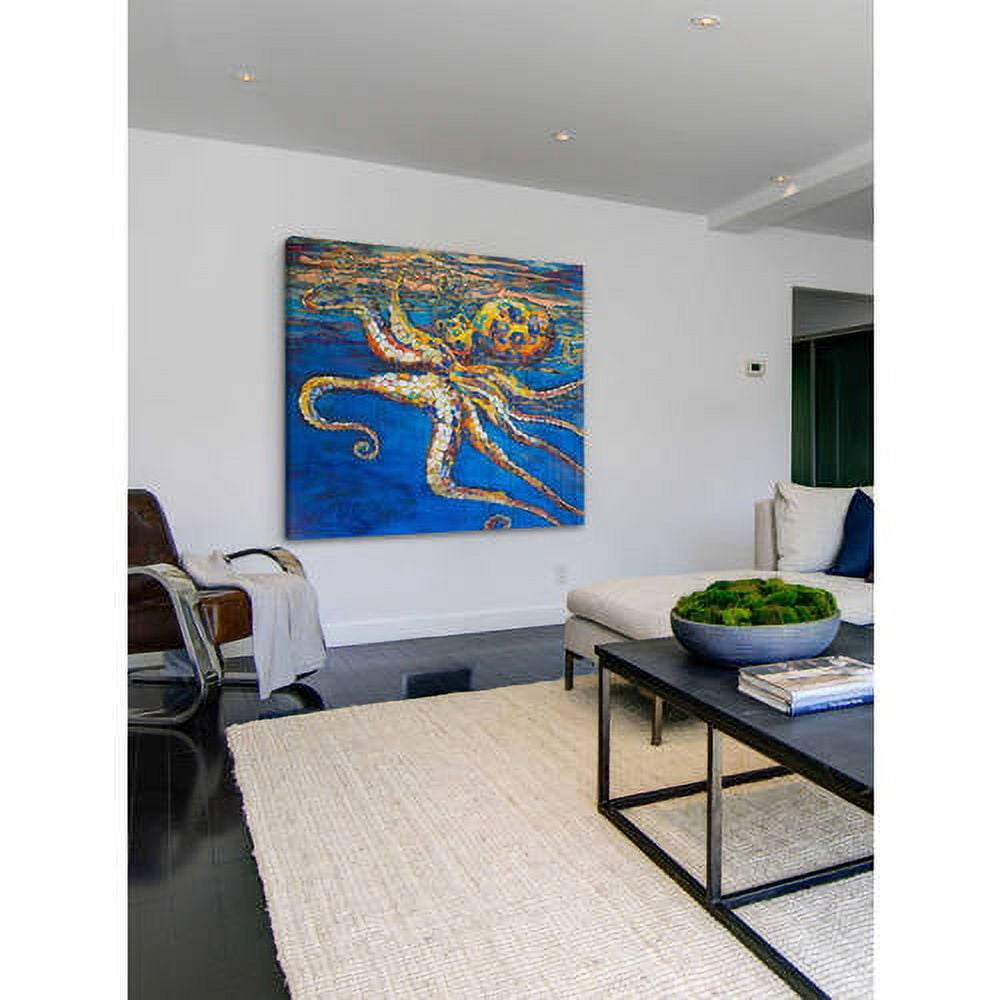 "Beneath the Sea" Painting Print on Wrapped Canvas