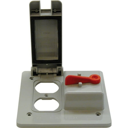 COVER 2GANG COMBO TGL/SW (Pack of 1)