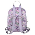 thumbnail image 3 of Jessica Simpson Mini Waterproof Vegan Leather Backpack for Women, Commuting & Traveling in Lilac Butterflies, 3 of 7