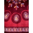 thumbnail image 2 of Batik Tapestry Cotton Wall Hanging or Tablecloth 90" x 60" Red, 2 of 2