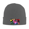 thumbnail image 3 of ZICANCN Bonnet Tricoté Chapeau-Clef Keyboard Keys Bonnet d'Hiver Doux Chaud Classique pour Hommes Femmes Instruments de Musique Silhouettes, 3 of 6
