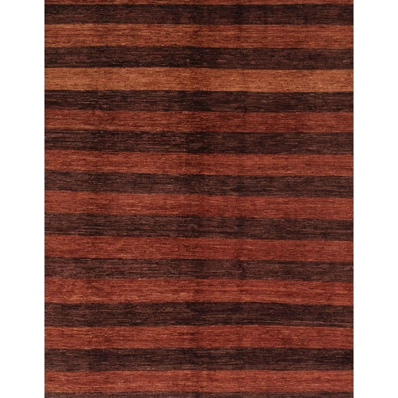 Ahgly Company Indoor Rectangle Abstract Dark Red Abstract Area Rugs, 2' x 3'