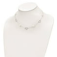 thumbnail image 4 of Auriga 925 Sterling Silver Rhodium 7-8 mm White Freshwater Cultured Pearl w/2in Extender Necklace for Women 17", 4 of 6