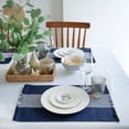 thumbnail image 6 of LR Home Bold Striped Navy Placemats ( Combo Set of 4 ), 6 of 6