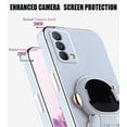thumbnail image 4 of Compatible with Realme GT Master Edition Case Silicone TPU Plating, Realme GT Master Edition Cases Cute Astronaut Pattern Phone Case with Stand (Blue), 4 of 14
