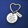 thumbnail image 2 of PinesC Teacher Gifts for Women Men Graduation Gifts for Teacher Thank You Gifts - It Takes a Big Heart to Help Shape Little Minds Keychain, 2 of 5