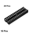 thumbnail image 3 of Unique Bargains 10pcs 7.62mm Row Pitch 2 Row 28 Round Pins Soldering DIP IC Chip Socket Adaptor, 3 of 3