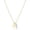 03.Mar-Blue Aquamarine Q, variant on Initial Birthstone Necklace for Women 14K Gold Plated Dainty Tag Cubic Zirconia Birthstone Pendant Necklace,Letter A-Z,January-December,Birthday Christmas Jewelry Gift[x4287]